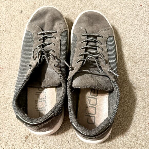 Hey Dude Women Size 9 Kenina Sparkling Grey Laced Slip On Comfort Casual Summer - Picture 4 of 6